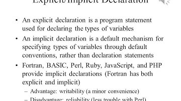 Principles of Programming Languages Lecture 5 Part 2