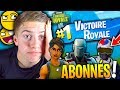 JE FAIS TOP 1 AVEC DES ABONNÉS ALORS QUE J'ÉTAIS EN SOLO SUR FORTNITE BATTLE ROYALE !!!