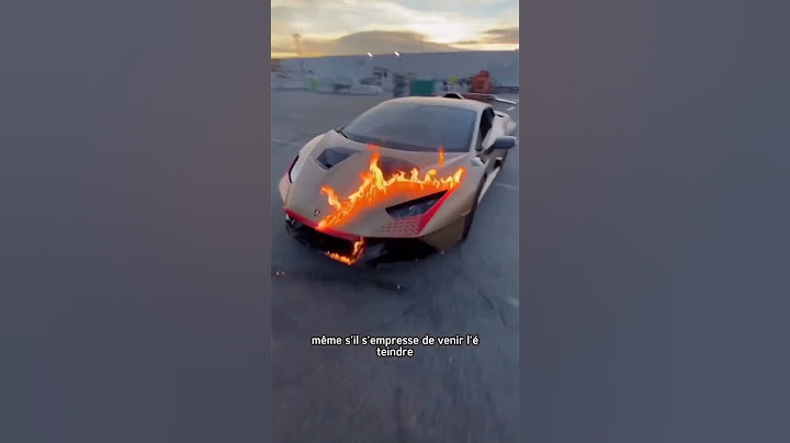 Il met le feu à sa Lamborghini #pourtoi #lamborghini #feu #style #luxe