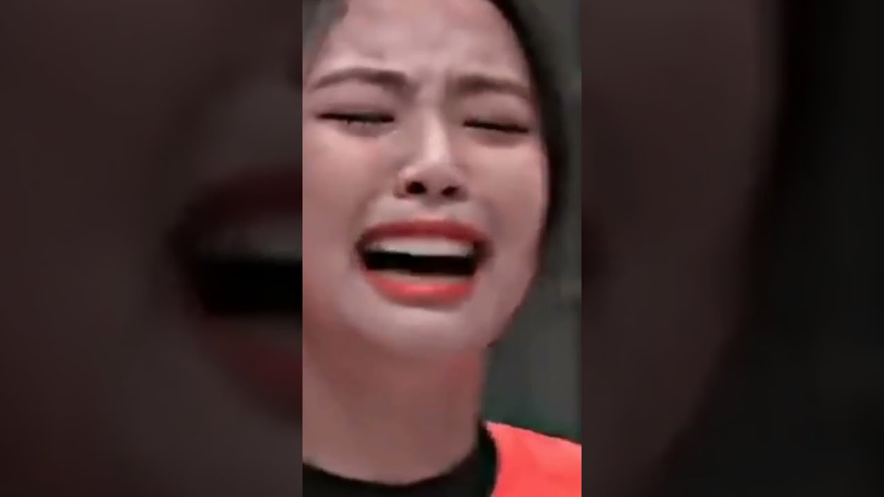 V scared poor Jennie so cute bts  blackpink  v  jennie  subscribe  plz