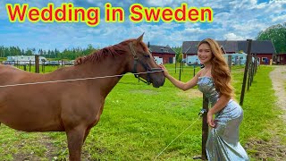 Tiên dự đám cưới tại trang trại Ngựa SIÊU TO -WEDDING AT HORSE FARM IN SWEDEN - CUỘC SỐNG THUỴ ĐIỂN