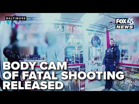 Baltimore Police Department releases body-worn camera footage from deadly officer-involved shooting