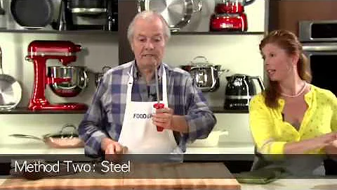 Jacques & Claudine Ppin: Sharpening a Knife | Food...