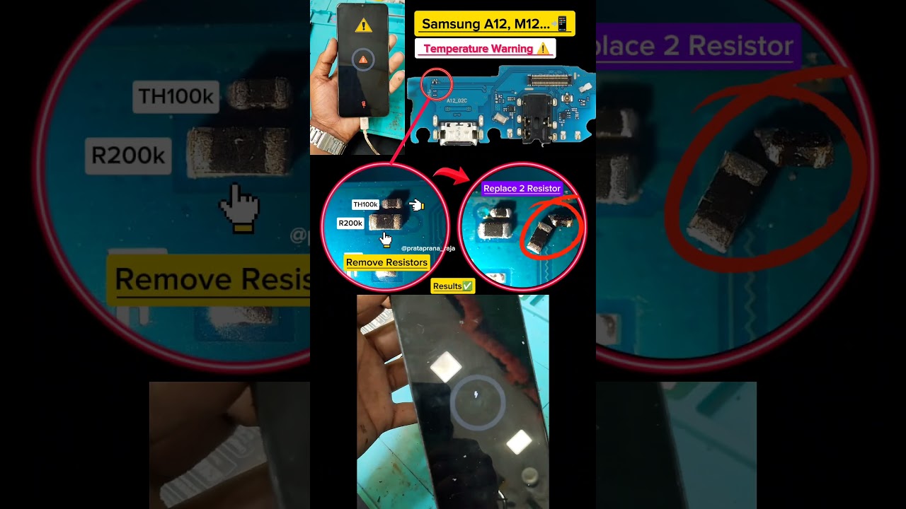 Samsung A12 Temperature warning ⚠️