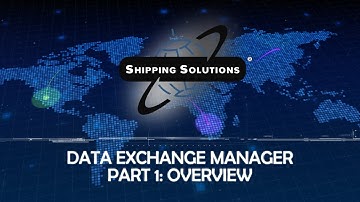 Shipping Solutions Data Exchange Manager: Importing Orders