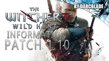 Patch 1.10 : The Witcher 3 Wild Hunt