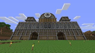 Minecraft Beta 1.7.3 World Tour (1) - Train Station and Base Beginnings