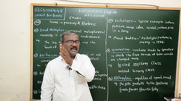 KSET/MH SET NET:2025: P2 English: 100 Concept in Prosody and Rhetoric Part 3 DGK Sir