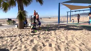 Beach jumping