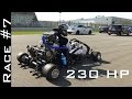 Go Kart with CBR1000RR Fireblade Engine vs Suzuki Hayabusa 1300 | Race #7