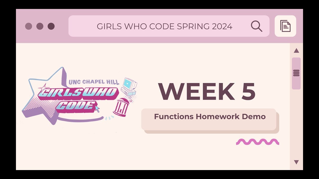 GWC Advanced: Week 5 Homework - Lists - YouTube