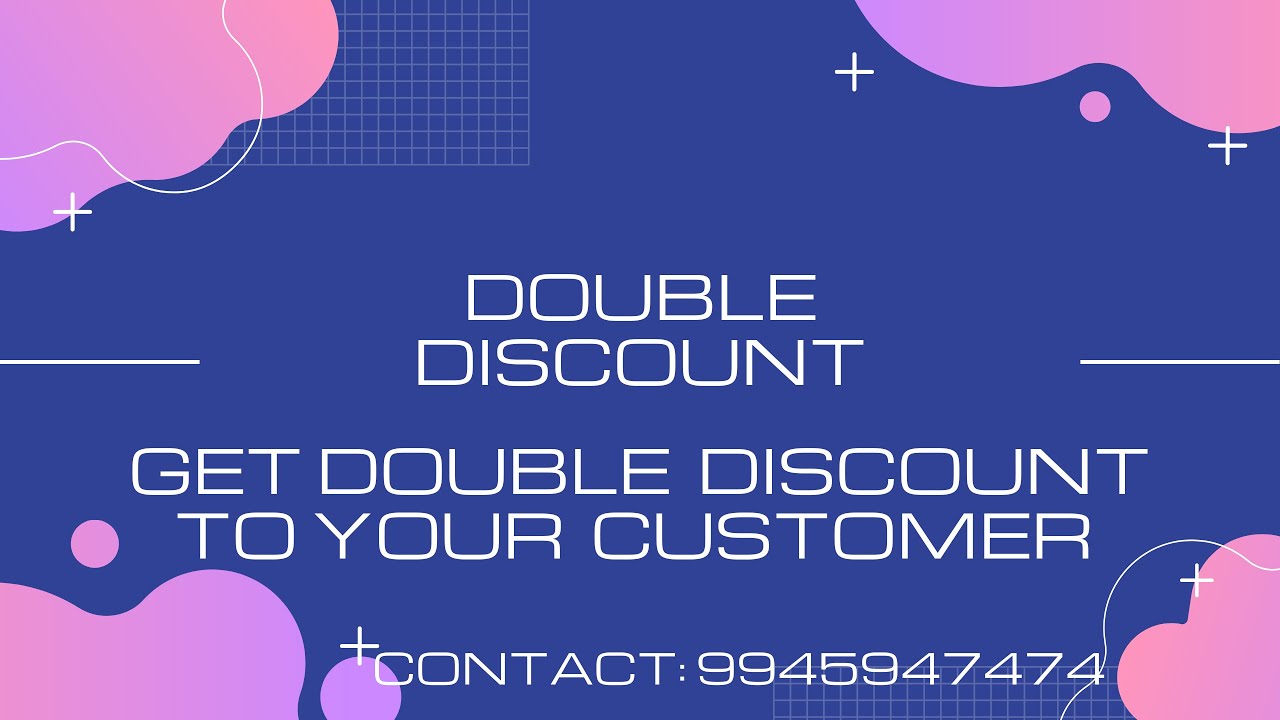 Double Discount - Tally Add-on Module