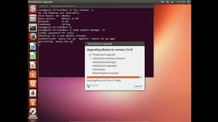 How to Upgrade from Ubuntu 13.04 to 14.04 or 13.04 to 13.10 or 12.04 to 14.04