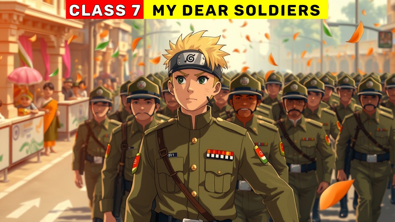 My Dear Soldiers | Class 7 Poorvi Unit 5 | My Dear Soldiers line by line explanation