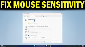 How To Fix Mouse Sensitivity Changes Automatically on Windows 11 & 10 - Quick Fix