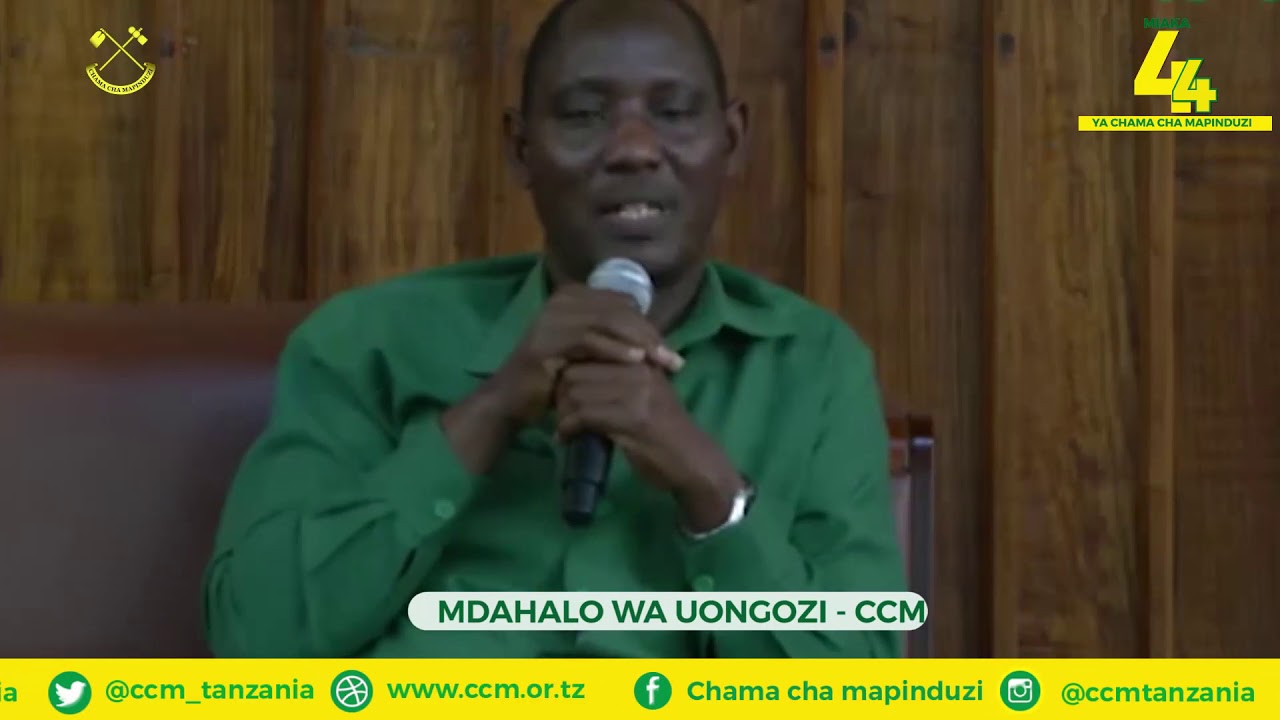 MDAHALO WA UONGOZI - DKT BASHIRU KAKURWA