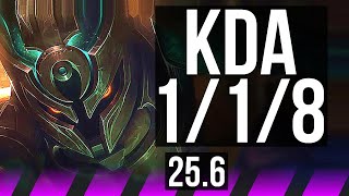 NAUTILUS & Tristana vs NIDALEE & Lucian (SUP) | 1/1/8 | EUW Master | 25.6