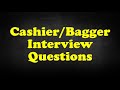 Cashier/Bagger Interview Questions - YouTube