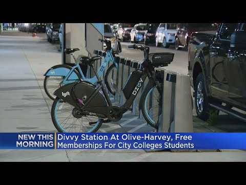 Divvy Station Opening At Olive-Harvey College In Pullman; City College Students Get Free Membership
