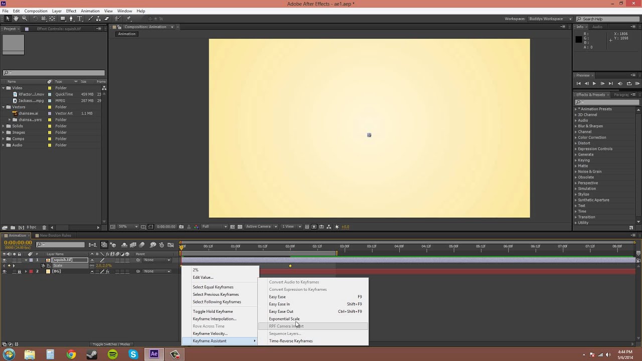 After Effects CS6 Tutorial 35 Exponential Scale YouTube