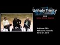 Unholy Trinity Q&A Melbourne