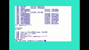 Commodore P500 [BASIC test] (1983) Commodore Business Machines {PAL}