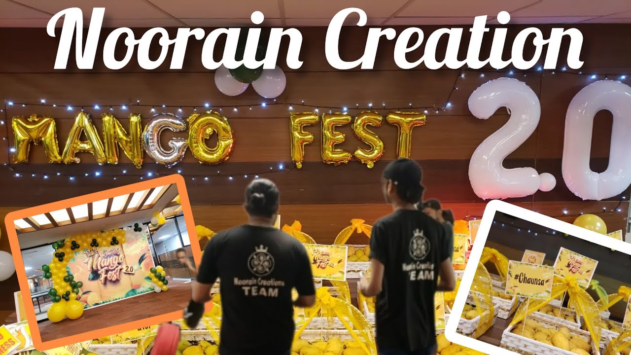 Balloon Decoration Mango Day 2023 | Mango Fest 2.0 | Celebrating Mango Event | Karachi 