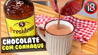 ESPANTA FRIO!!! CHOCOLATE QUENTE COM CONHAQUE I Receitas de Pai