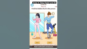 Annoy It: Tricky Puzzle - Level 33 - Find the hidden fruit in the person