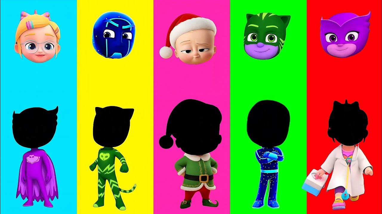 Wrong eyes👀 challenge DAME TU COSITA Pj Masks Funny Puzzle Wrong Heads