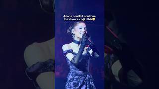 the way Ariana Grande SAVED her show