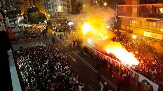 Recibimiento autobús Valencia - Betis Copa del Rey 2019