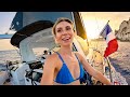 REAL LIFE Living on a Yacht (sailing to FRANCE!) 🇫🇷