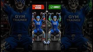 Wrong vs Correct Shoulder Press Form 💪 | Real Gym Trainer Tips #Fitness #Gym