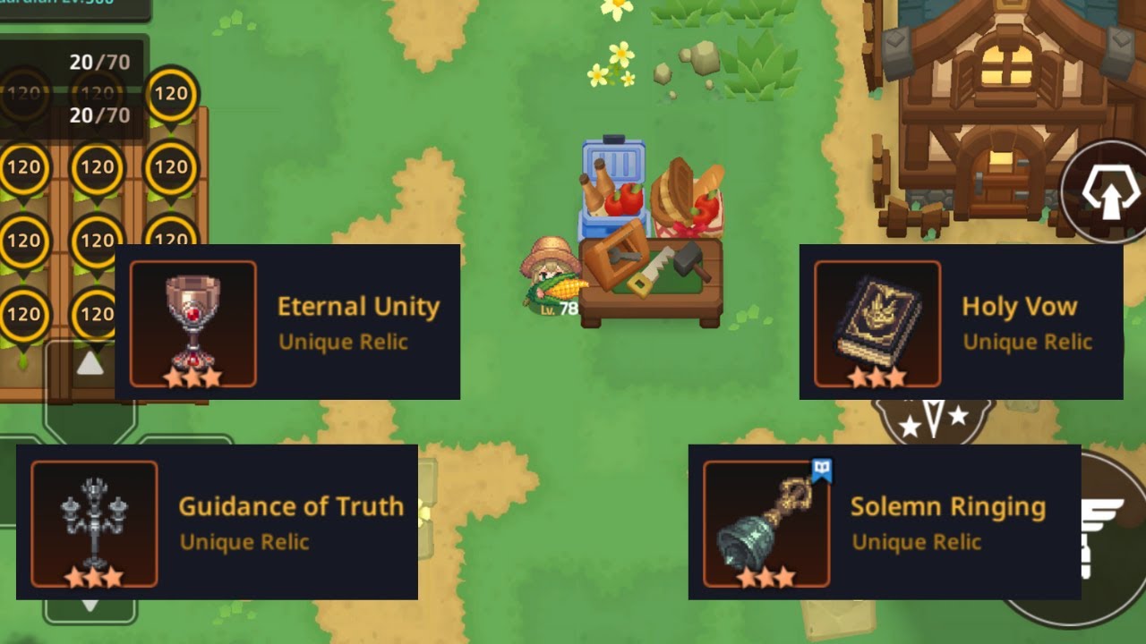 Guardian Tales Relic and Farm Guide Prepare for Content