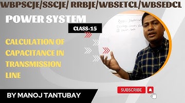 WBPSC JE 2022/Power System 15/Calculation of Capacitance in Transmission Line/@techeraburdwan