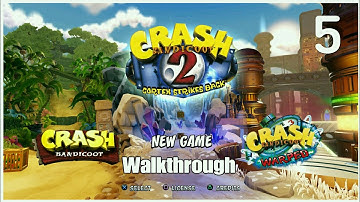 Crash Bandicoot N Sane Trilogy Cortex Strikes Back Walkthrough Part 5