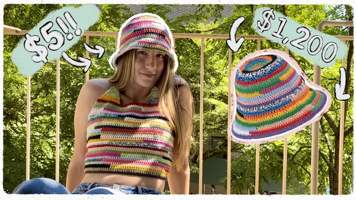 Easy Tutorial for Miu Mius Crochet Bucket Hat!