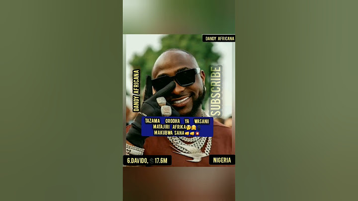 TAZAMA ORODHA YA WASANI MATAJIRI AFRIKA🤔🤔👊|MAKUBWA SANA👊👊