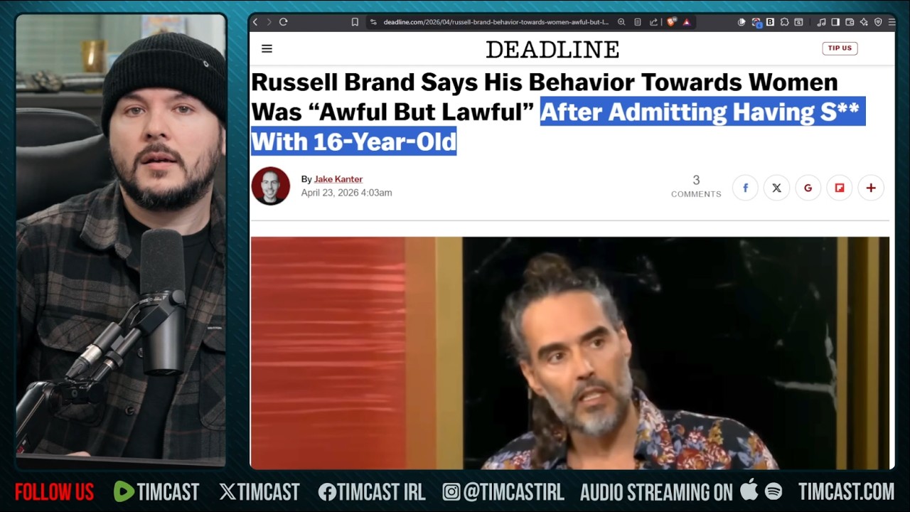RUSSELL UNDER FIRE FOR ADMITTING TO RELATIONS WITH TEEN - YouTube