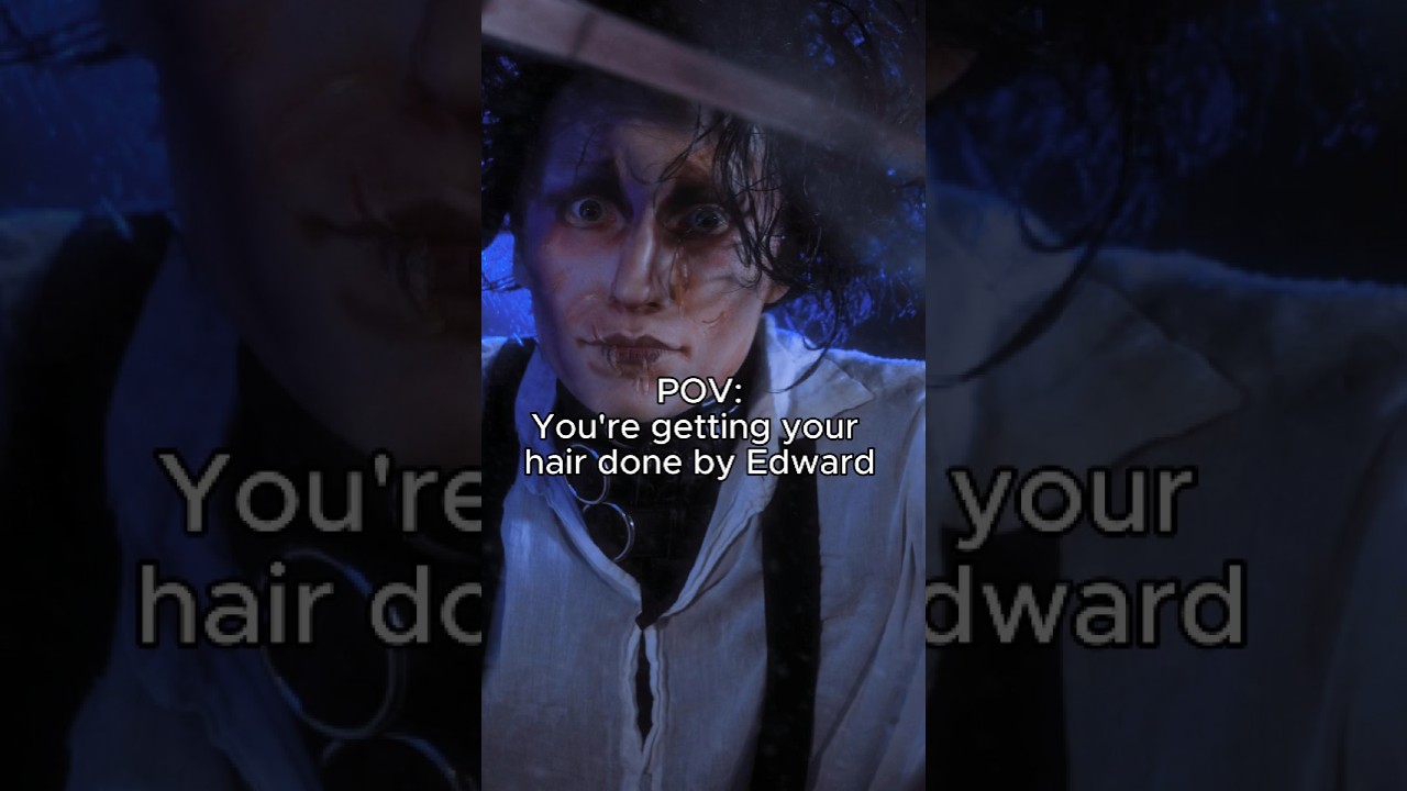you look like you could use a haircut ✂️#halloween #halloweenmakeup #makeuptutorial #asmr #timburton