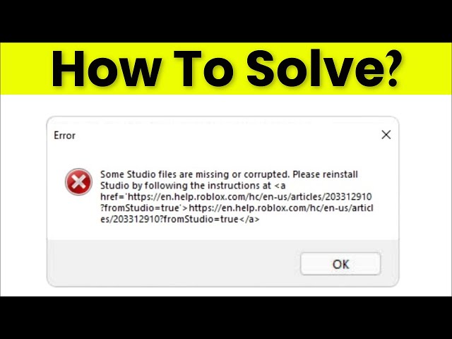 Roblox Studio is down. Some Studio files are missing or corrupted - #20  by Giorgi311 - Studio Bugs - Developer Forum