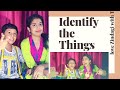 Identify the things challenge  blindfold challenge  ft love zindagi with tanya