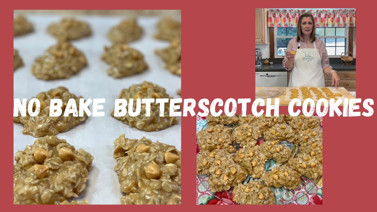 No Bake Butterscotch Cookies