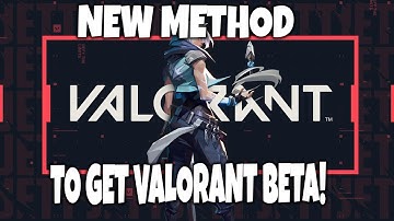 How to get a Valorant beta key (NEW METHOD)