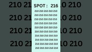 can you find 216 in 5 seconds #wordpuzzlegame #game #mathematics #mindbendingquiz #puzzle
