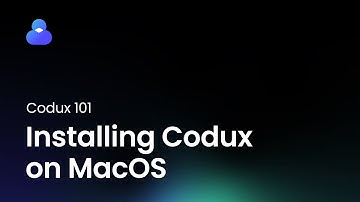 Installing Codux on MacOS