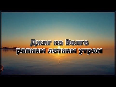 Джиг на Волге ранним летним утром. Продолжаем поиски судака и щуки. Видеоотчет с рыбалки.