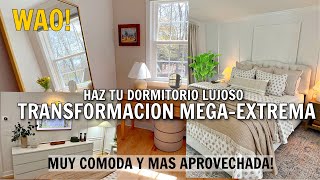 EXTREMA transformacion de HABITACIÓN Principal! de HABITACION FRIA a otra MUY CALIDA ✨Master Bedroom