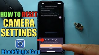 How to reset camera settings on BlackMagic Camera Application screenshot 3